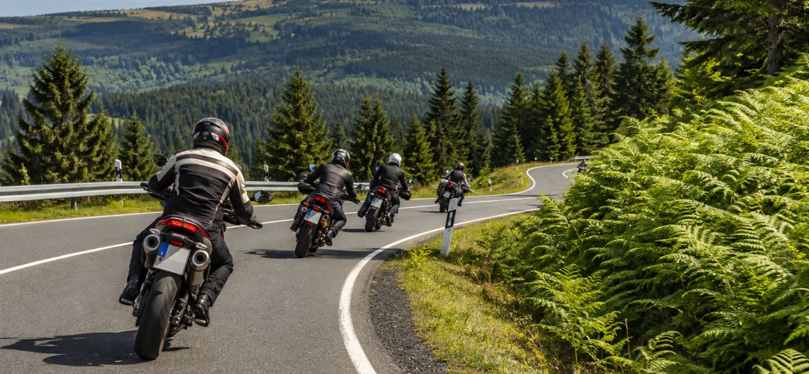 Fichtelgebirge als Ausgangspunkt für Motorradtouren